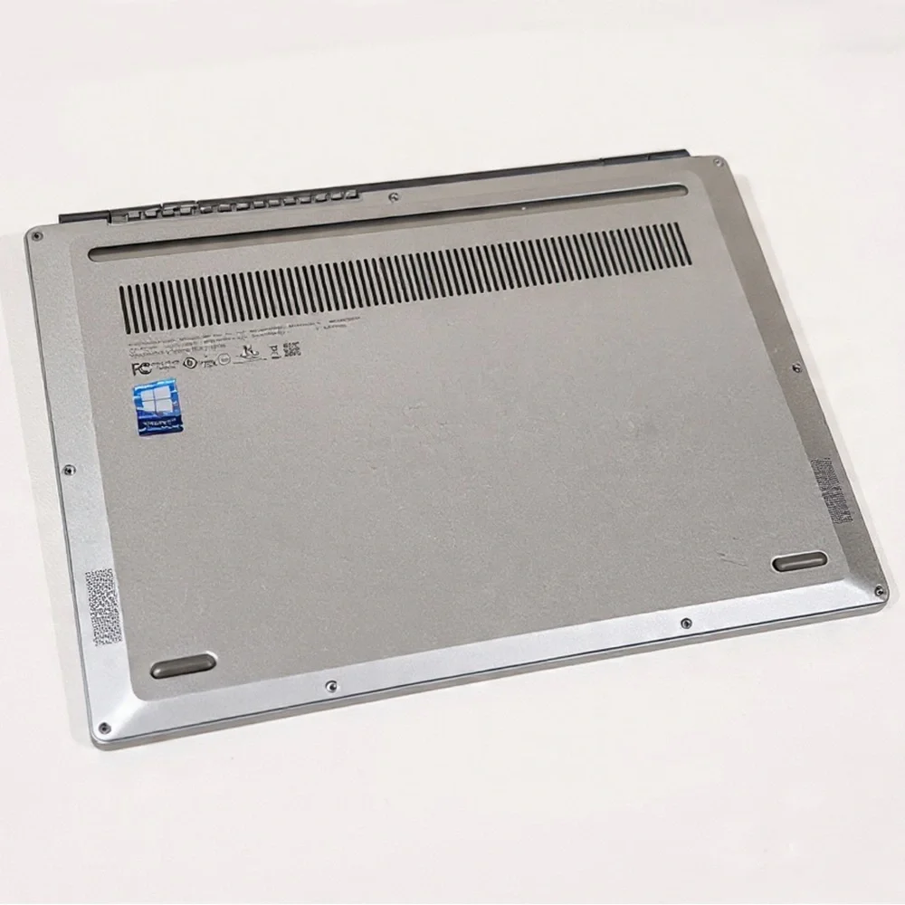 Lenovo Silver Laptop with Black Keyboard